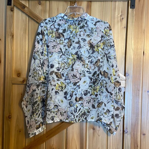 Jeans By Buffalo Blouse Women's Medium Multi Colored - Picture 2 of 3